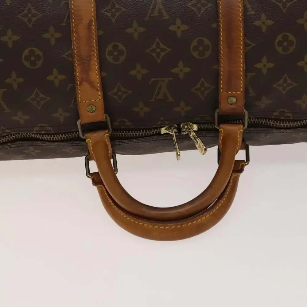 LOUIS VUITTON Monogram Keepall 55 Boston Bag M41424